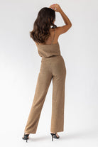 Jove Gold Lurex Pants - Final Sale - JO+CO