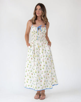 June Meadow Tie - Front Midi Dress - Final Sale - JO+CO