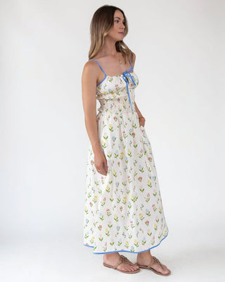 June Meadow Tie - Front Midi Dress - Final Sale - JO+CO