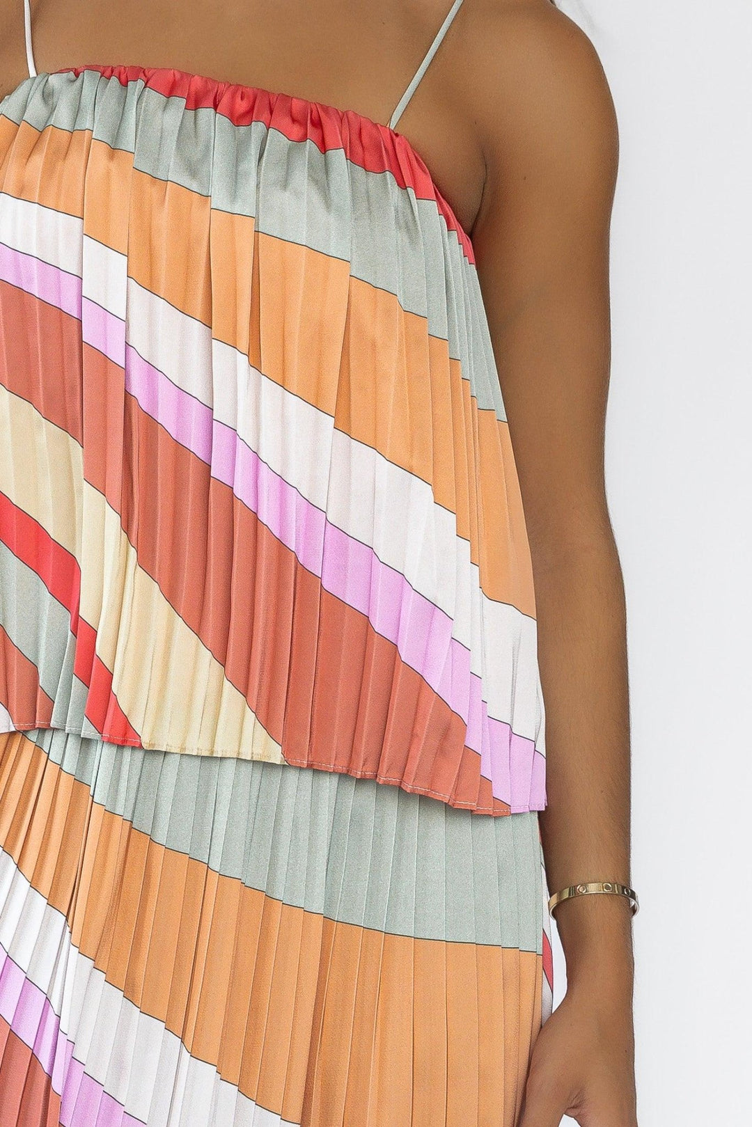 Kandy Stripe Top & Skirt Set - Final Sale - JO+CO