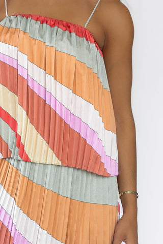 Kandy Stripe Top & Skirt Set - Final Sale - JO+CO