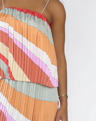 Kandy Stripe Top & Skirt Set - Final Sale - JO+CO