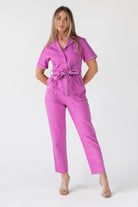 Kendall Pink Washed Jumpsuit - Final Sale - JO+CO
