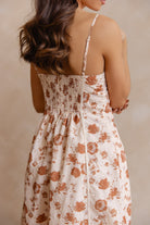 Leta Tan Embroidered Trim Dress - Final Sale - JO+CO