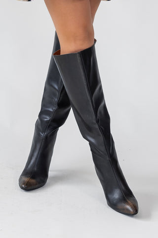 Lexington Black Knee High Boot - Final Sale - JO+CO