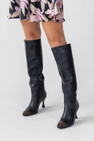 Lexington Black Knee High Boot - Final Sale - JO+CO