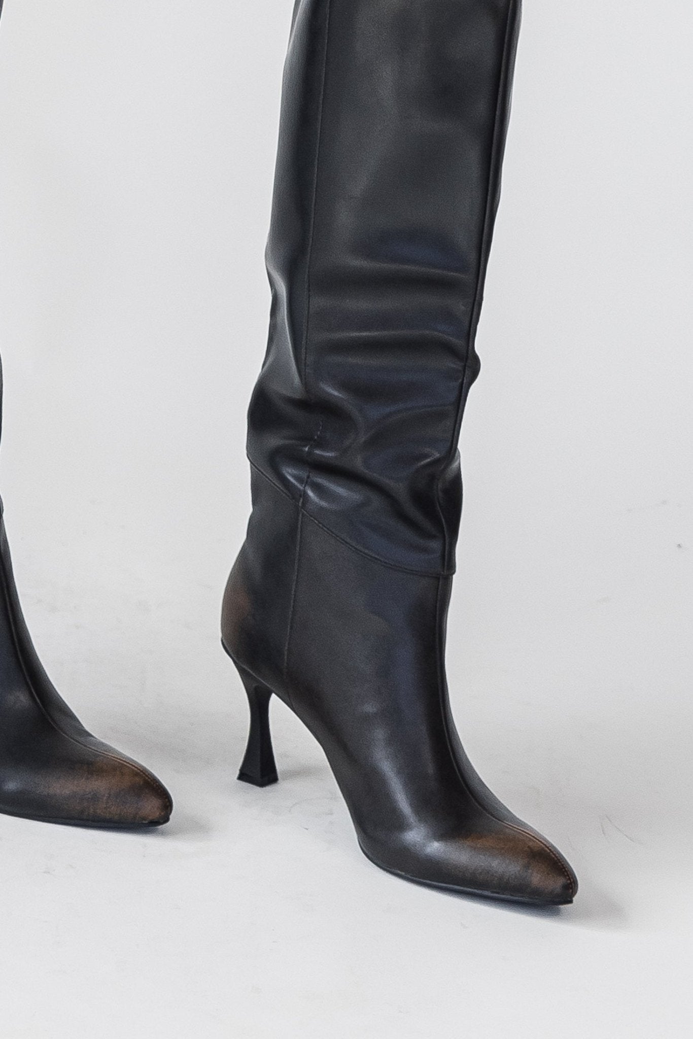 Lexington Black Knee High Boot - Final Sale - JO+CO