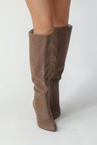 Lexington Taupe Knee High Boot - Final Sale - JO+CO