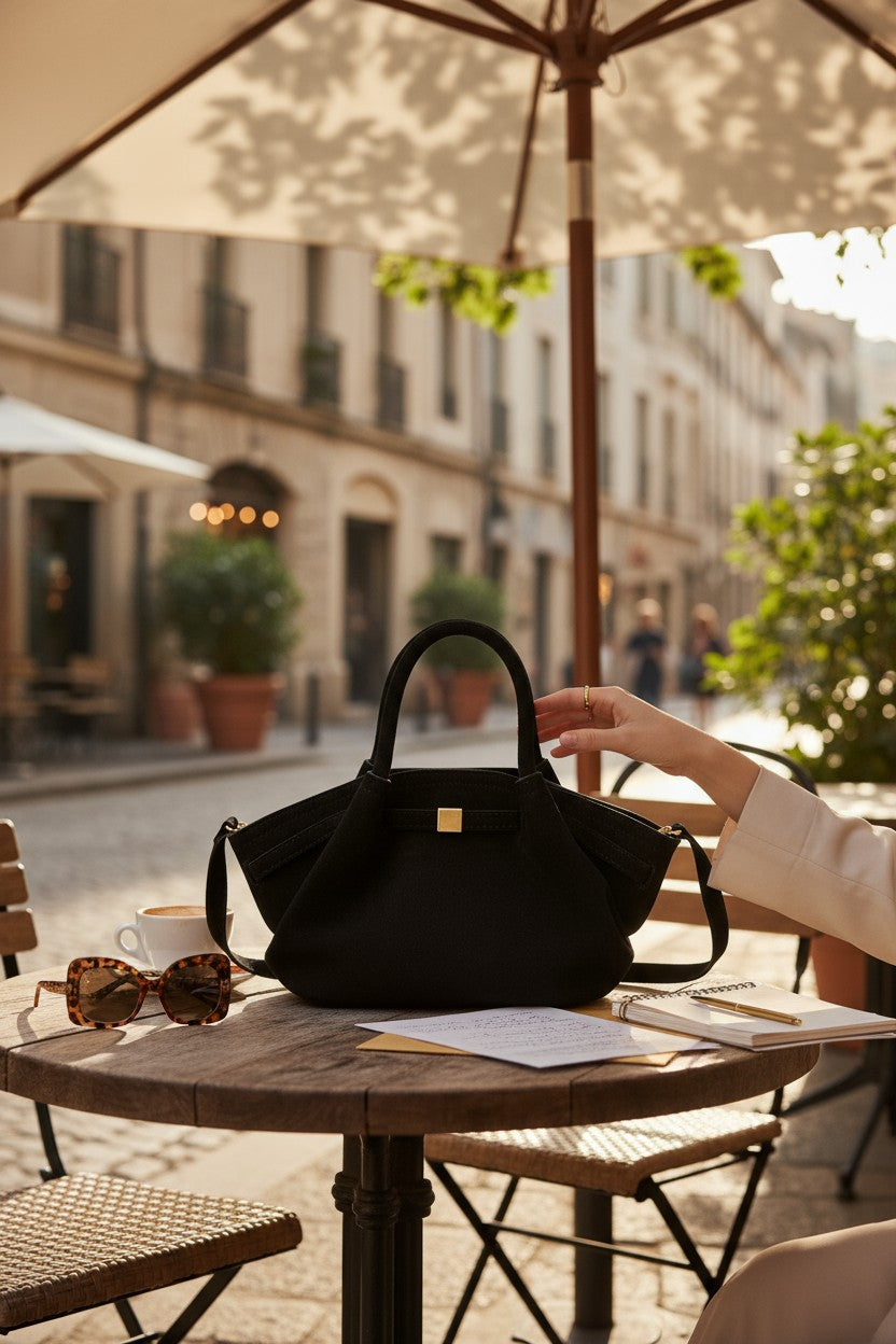 Selena Mini Crossbody: Black