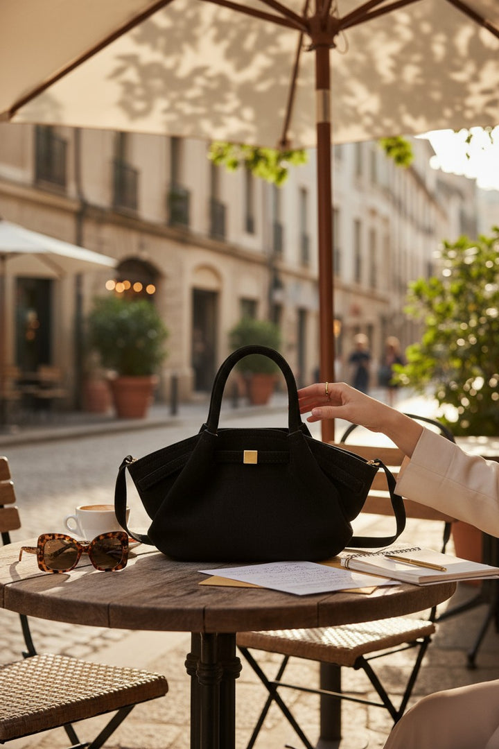 Selena Mini Crossbody: Black