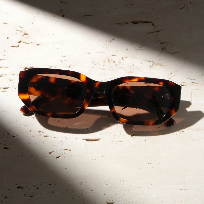 London Sunglasses - Tortoise Frame/Amber Lens - JO+CO