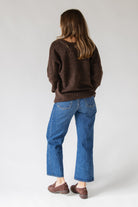 Lora Button Cardigan - Brown - JO+CO