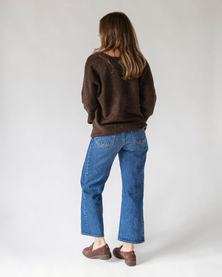 Lora Button Cardigan - Brown - JO+CO