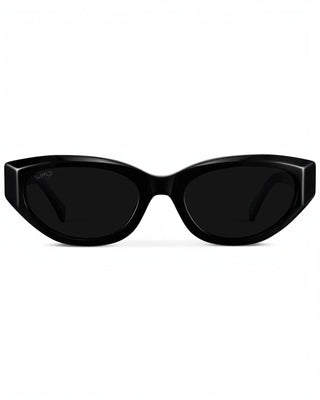 Loretta Sunglasses : Black/Triple Black Lens - JO+CO