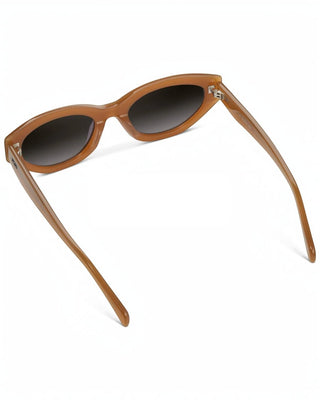 Loretta Sunglasses : Toffee Brown/Oak Brown Gradient Lens - JO+CO