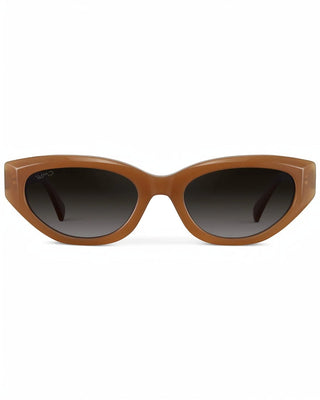 Loretta Sunglasses : Toffee Brown/Oak Brown Gradient Lens - JO+CO