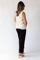 Margot Cream Knit Button Vest - Final Sale - JO+CO