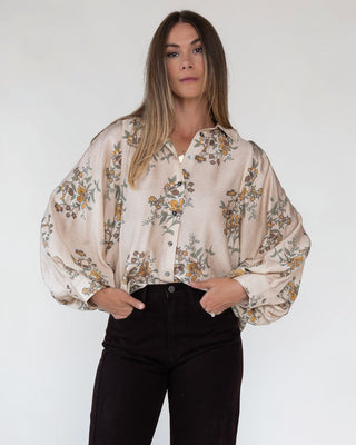 Maribel Floral Print Top - Final Sale - JO+CO