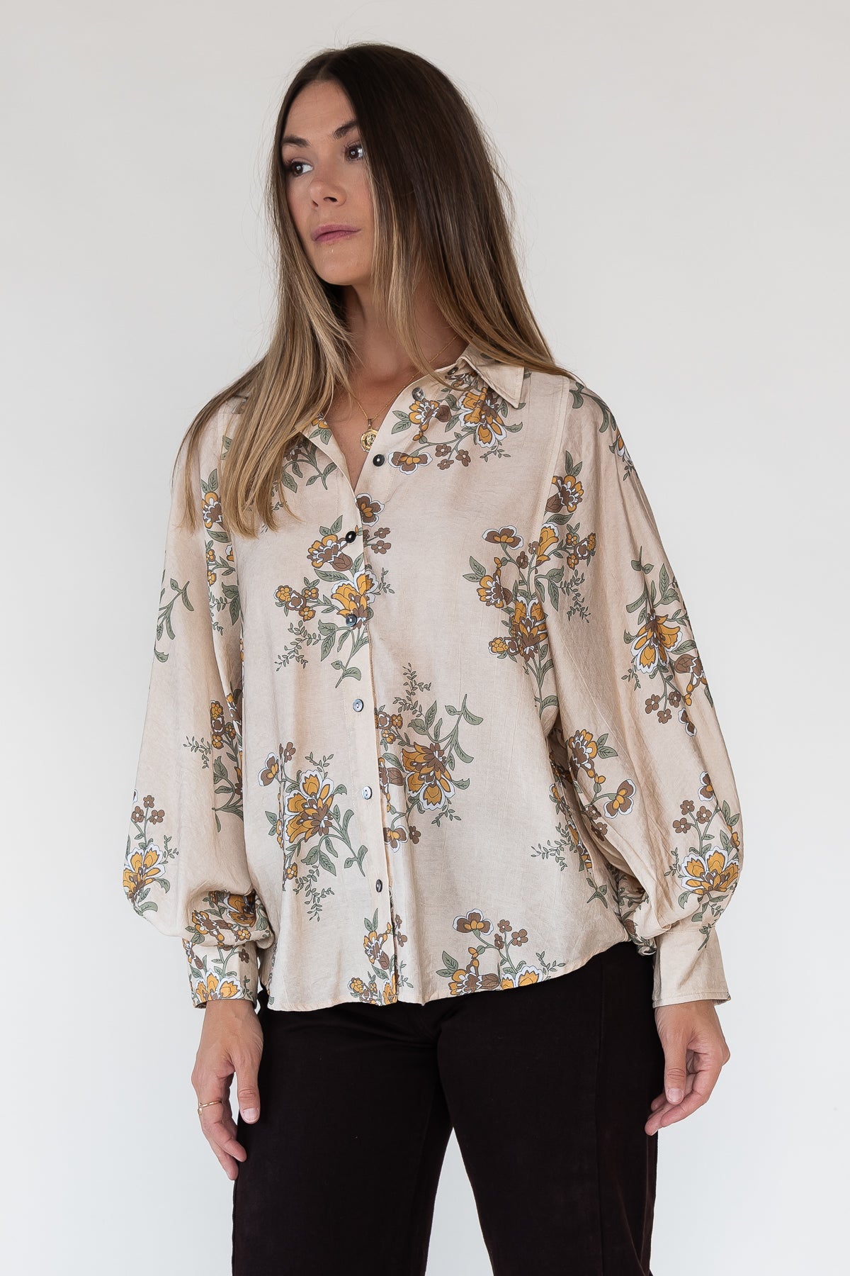Maribel Floral Print Top - Final Sale - JO+CO
