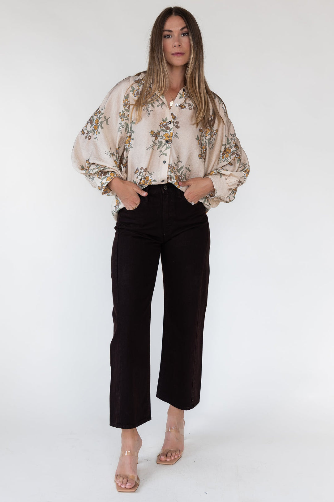 Maribel Floral Print Top - Final Sale - JO+CO