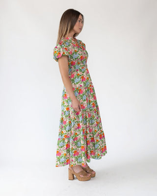 Marigold Floral Maxi Dress - JO+CO