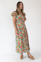 Marigold Floral Maxi Dress - JO+CO