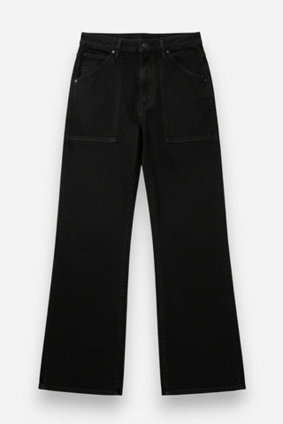 Marney Black Cargo Pocket Wide Leg - Final Sale - JO+CO