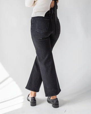 Marney Black Cargo Pocket Wide Leg - Final Sale - JO+CO