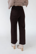 Marney Chocolate Cargo Pocket Wide Leg - Final Sale - JO+CO