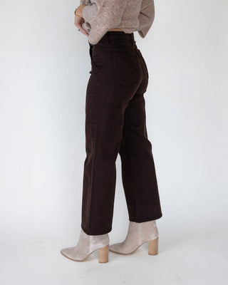 Marney Chocolate Cargo Pocket Wide Leg - Final Sale - JO+CO