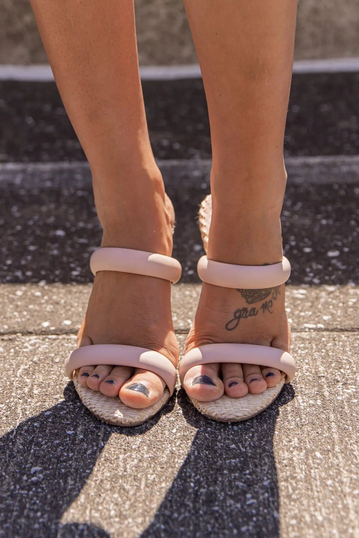 Millie Nude Chunky Heel Sandal - FINAL SALE - JO+CO