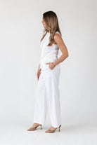 Monaco Button - Up Sleeveless Blazer - Final Sale - JO+CO