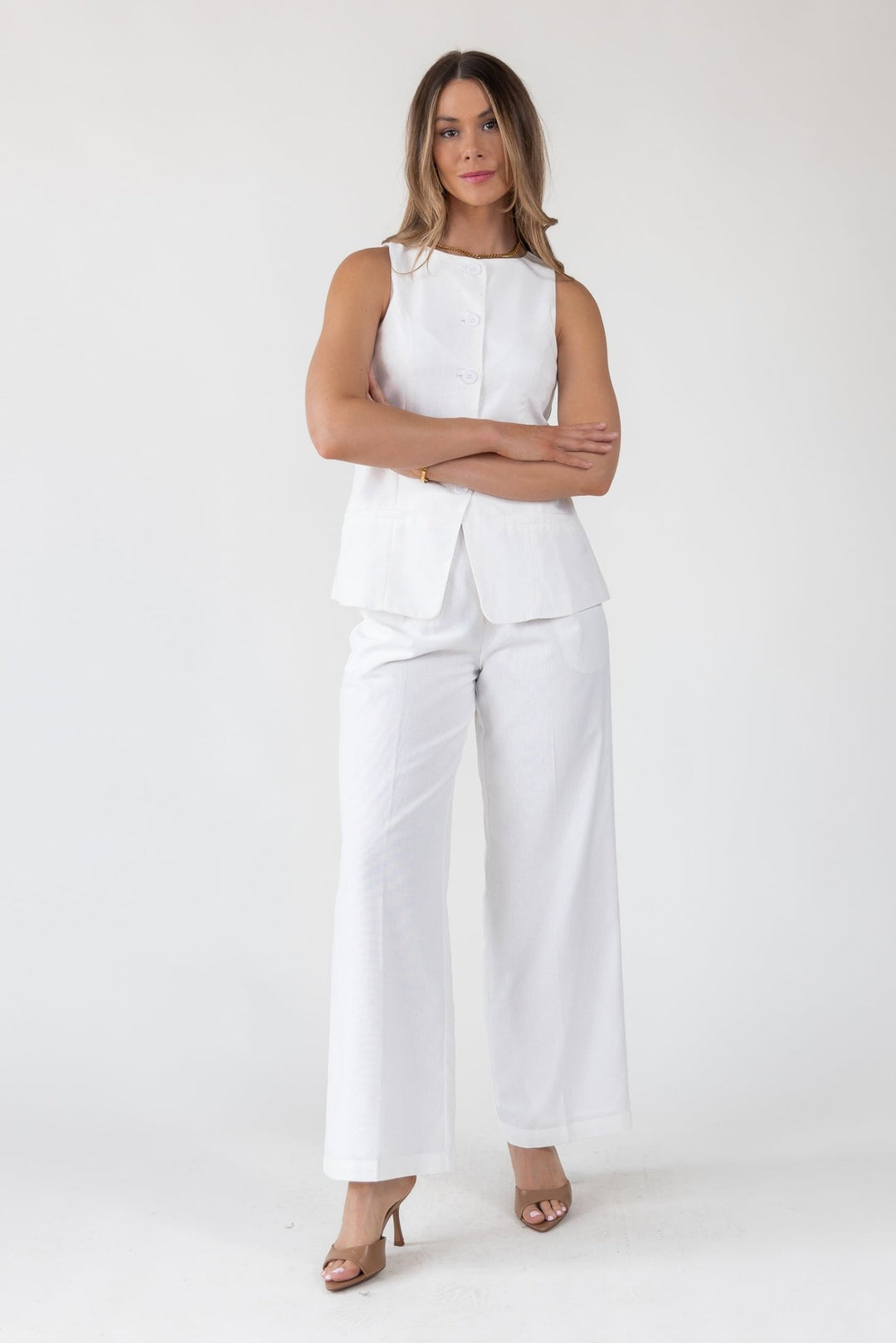 Monaco Wide - Leg Trouser - Final Sale - JO+CO
