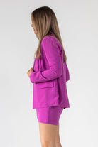 Mulberry Flap Pocket Blazer - Final Sale - JO+CO