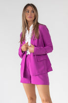 Mulberry Flap Pocket Blazer - Final Sale - JO+CO