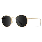 Nevada Sunglasses: Gold/Black Lens - JO+CO