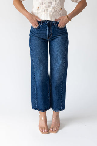 Nicolete Dark Barrel Twist Jean - Final Sale - JO+CO