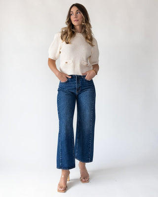 Nicolete Dark Barrel Twist Jean - Final Sale - JO+CO