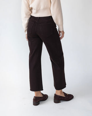 Nicolete Dark Brown Barrel Jean Twist - Final Sale - JO+CO