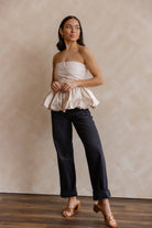 Paige Bubble Hem Top - Final Sale - JO+CO