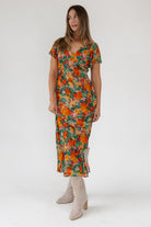 Paloma Floral Midi Dress - JO+CO