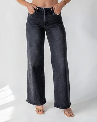 Reeve Black Ultra Wide Jean - JO+CO
