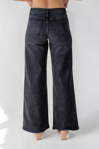 Reeve Black Ultra Wide Jean - JO+CO