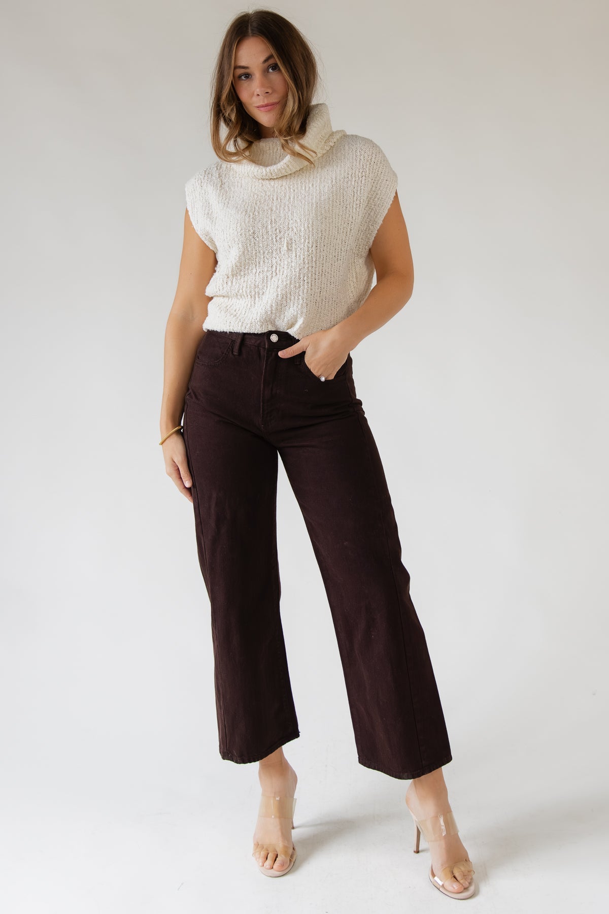 Remi Cream Cowl Sweater - JO+CO