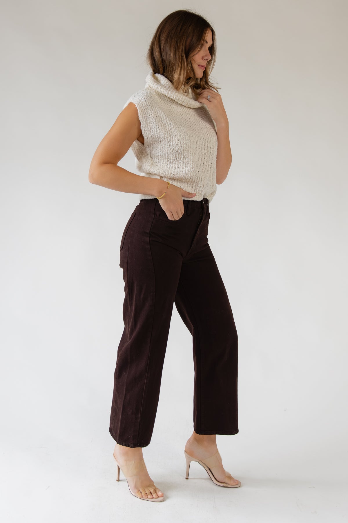 Remi Cream Cowl Sweater - JO+CO