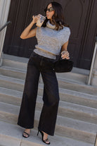 Remi Grey Cowl Sweater - JO+CO