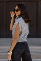 Remi Grey Cowl Sweater - JO+CO