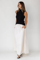 Renley Maxi Dress - Black/Natural - JO+CO