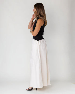 Renley Maxi Dress - Black/Natural - JO+CO