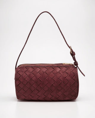Rose Shoulder Bag: Wine - JO+CO